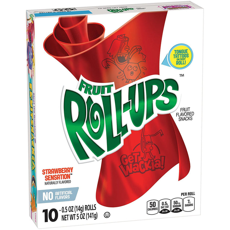 Fruit Roll Ups Fruit Flavored Snacks 0.5 Oz Assorted Flavors Box