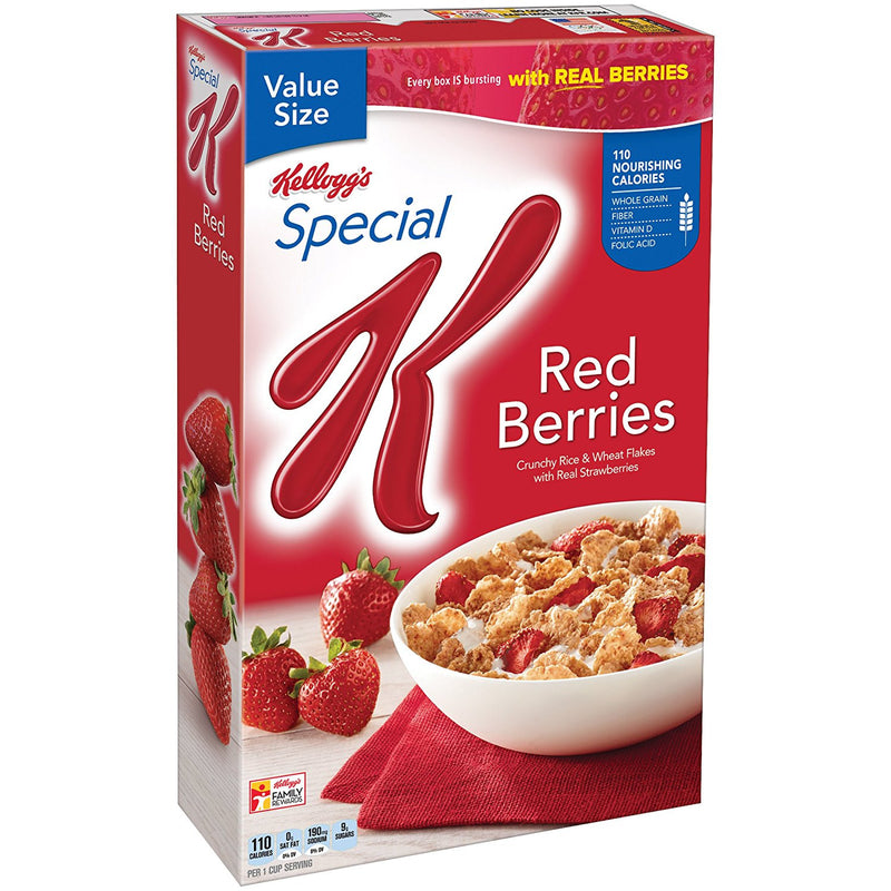 Special K Kelloggs Cereal, Red Berries, 16.90 Ounce (Pack Of 2) 