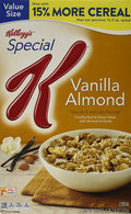 Special K Kellogg's Cereal, Vanilla Almond, 18.80 Ounce