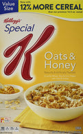 Special K Kellogg's Cereal, Oats and Honey, 18.50 Ounce